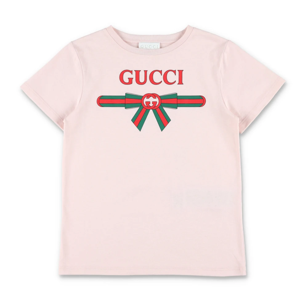 Gucci Logotyp Slips T-shirt Pink, Flicka