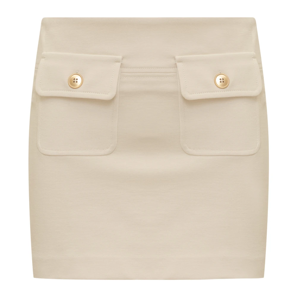 Jucca Gestreekte Rok White Dames