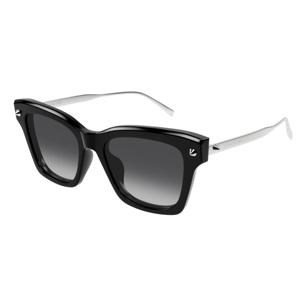 Alexander McQueen Stiliga solglasögon Am0483S Svart Black, Dam