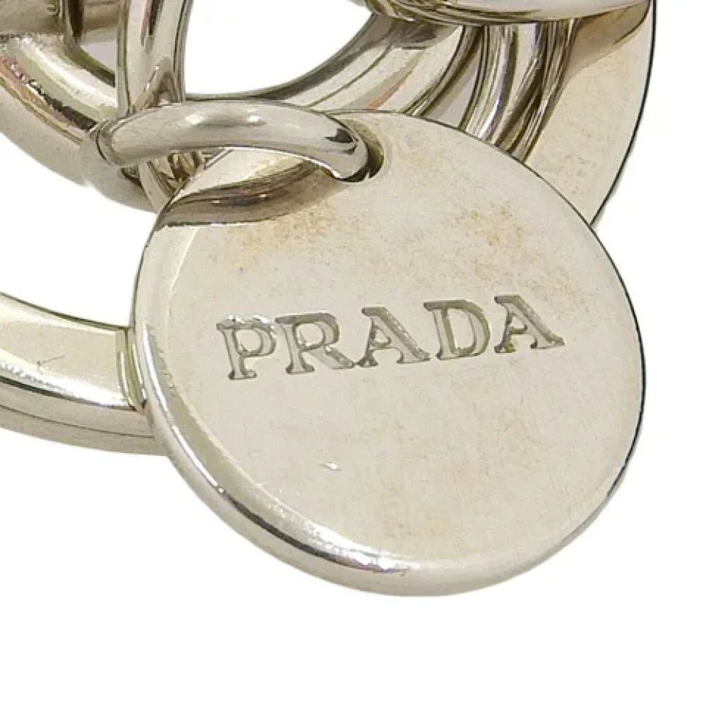 Prada Vintage Pre-owned Leather key-holders Red Dames