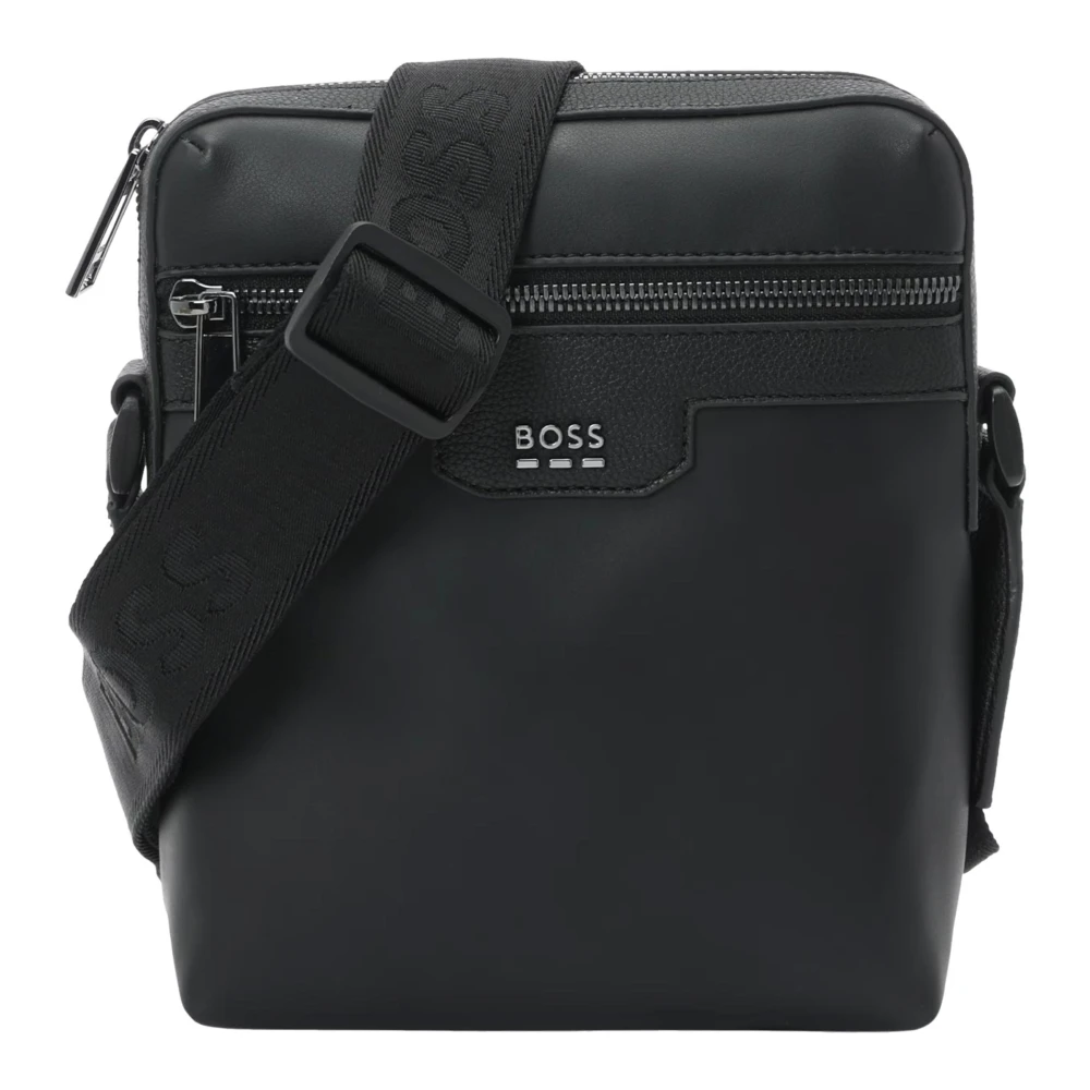 Hugo Boss Heren Schoudertas Jareth Zwart Black Heren