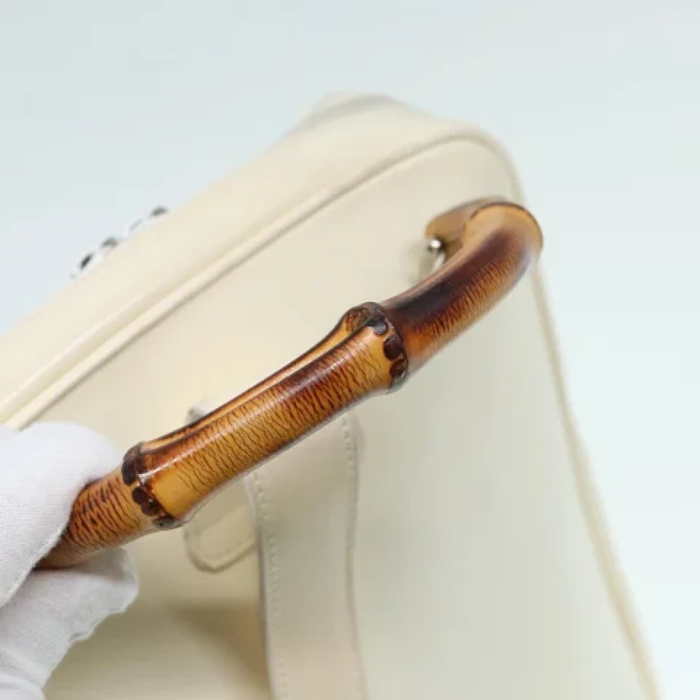 Gucci Vintage Pre-owned Nylon gucci-bags Beige Dames