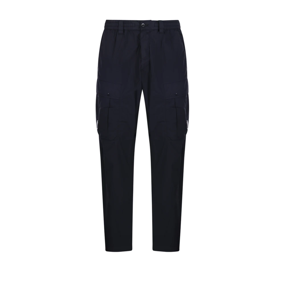 C.p. Company Men's Blue Stretch Lens Cargo Pant - Slim-Fit Trousers - M - Trousers