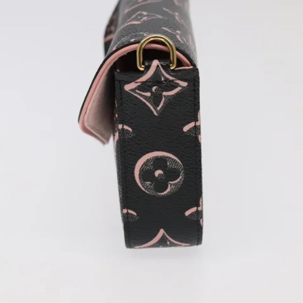 Louis Vuitton Vintage Pre-owned Canvas clutches Black Dames