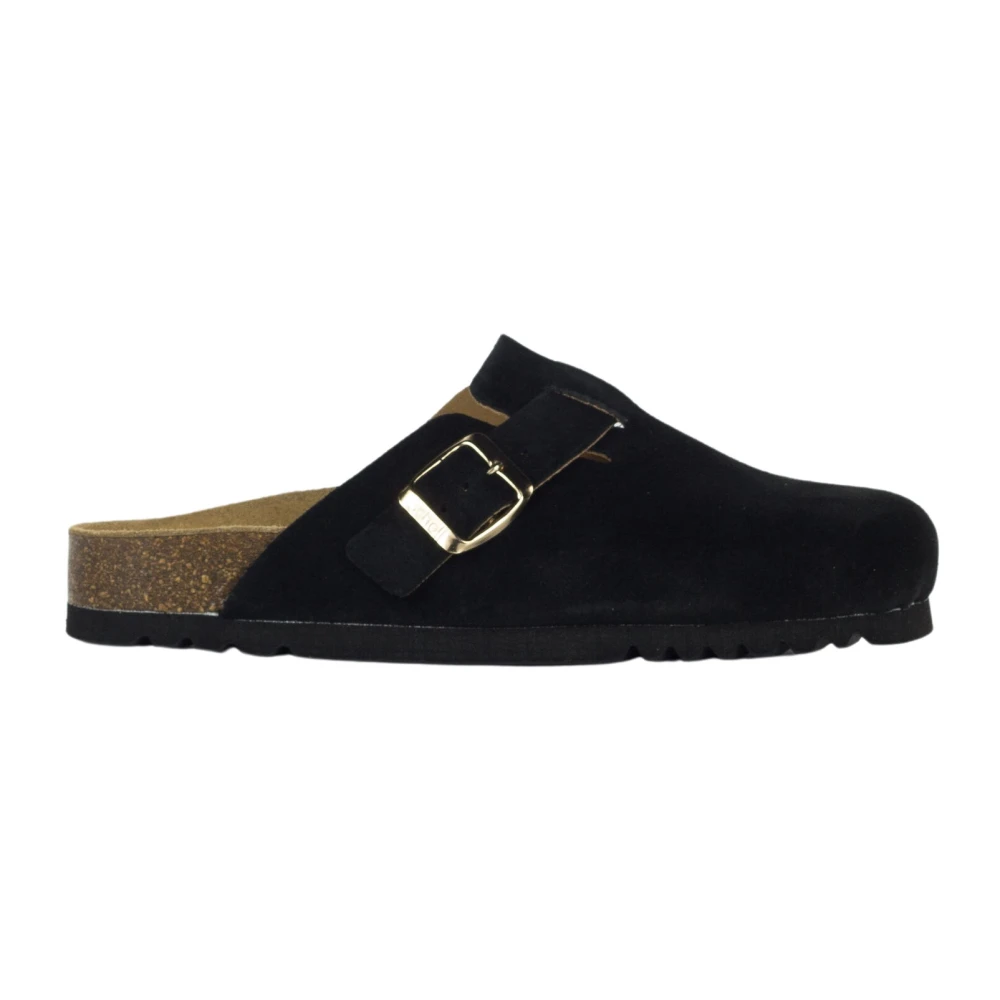 Scholl Women's Black Mules, 4 Uk, Stylish Sandal Clog Fae