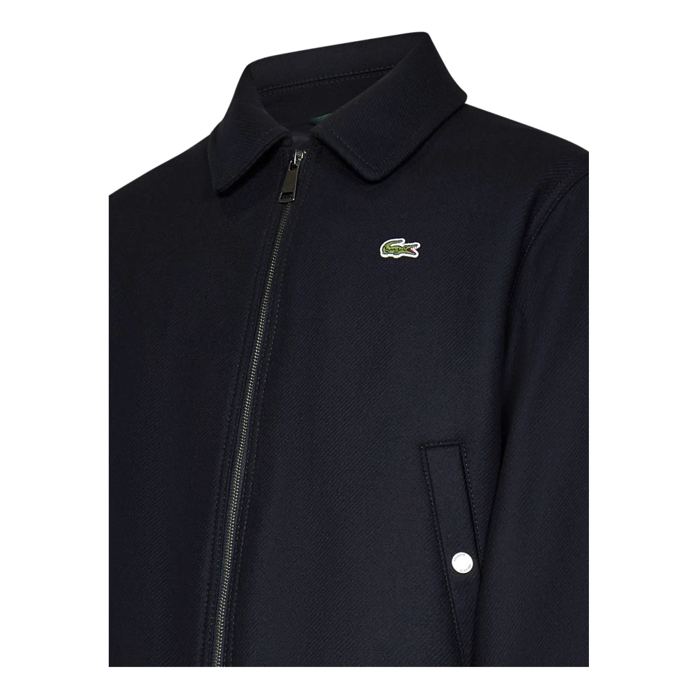 Lacoste Blauwe Aviator Jas Aw24 Blue Heren