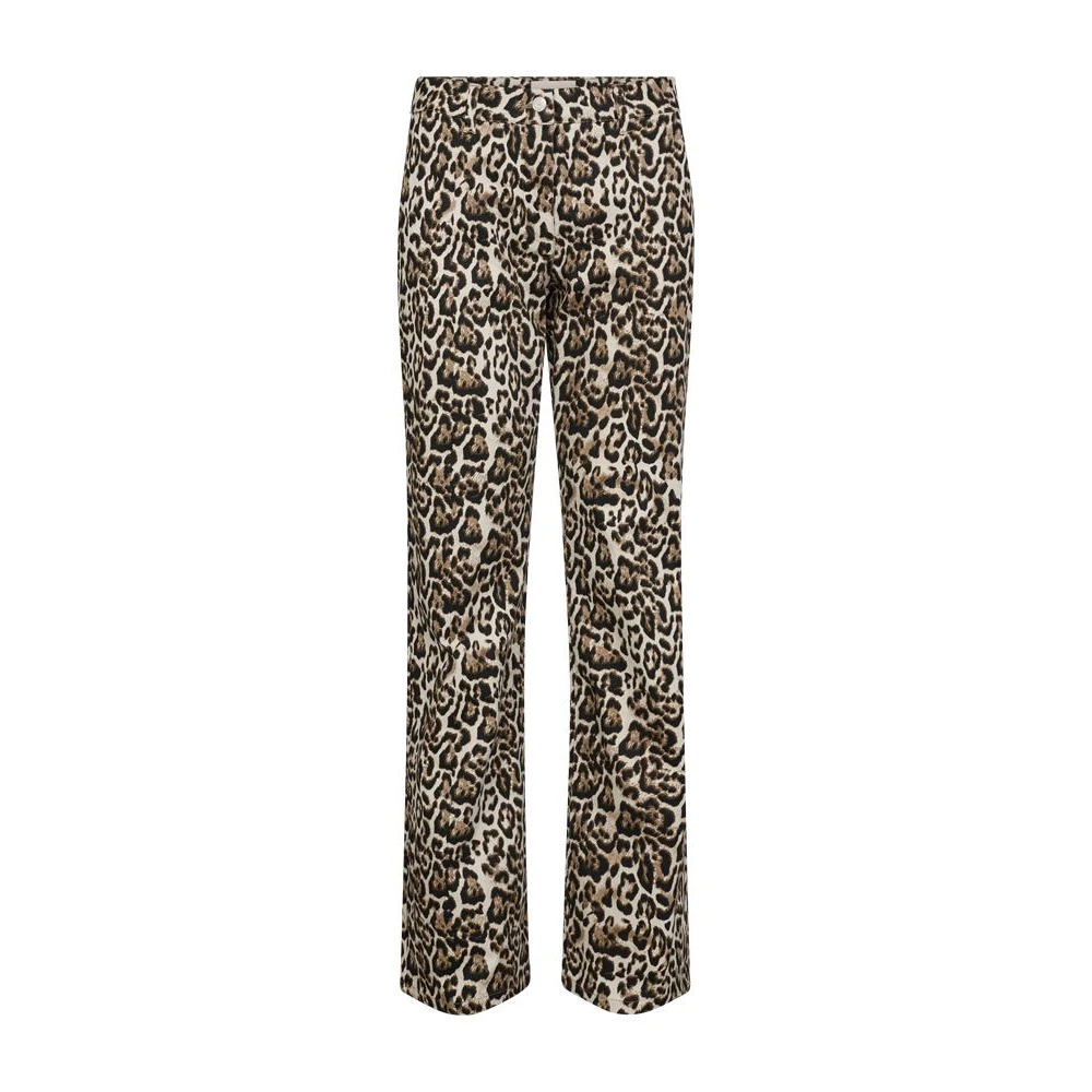Freequent Regenachtige Dag Broek Brown Dames