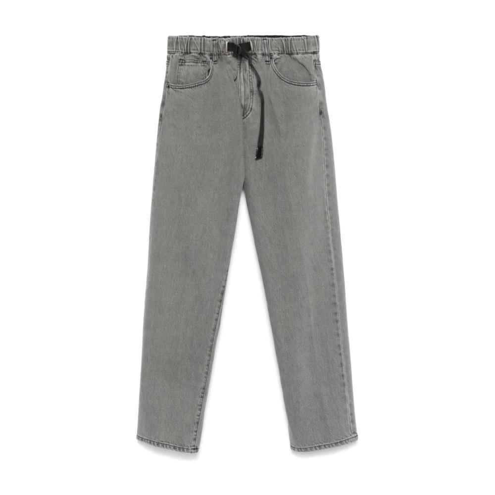 White Sand Grijze Katoenen Elastische Taille Jeans Gray Heren