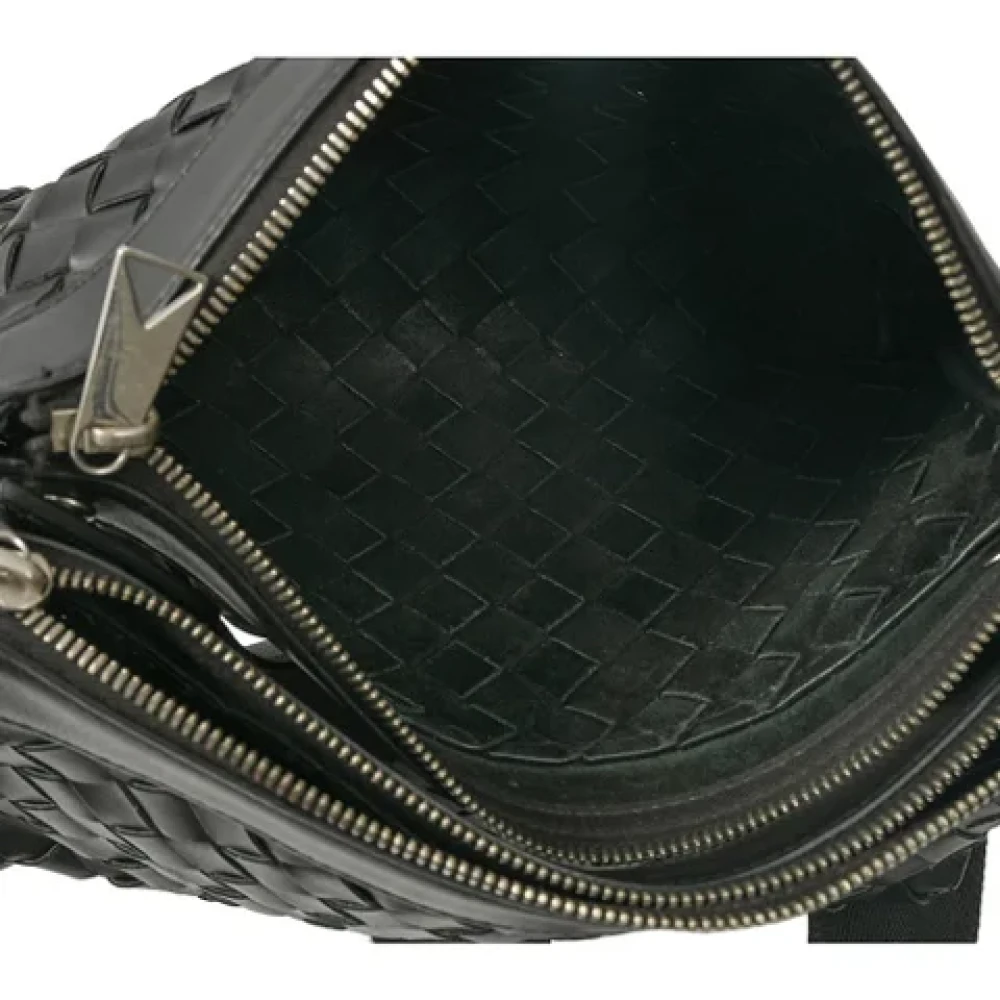Bottega Veneta Vintage Pre-owned Leather shoulder-bags Black Heren