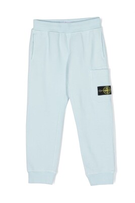 pantalon-de-survetement-en-coton-bleu-clair