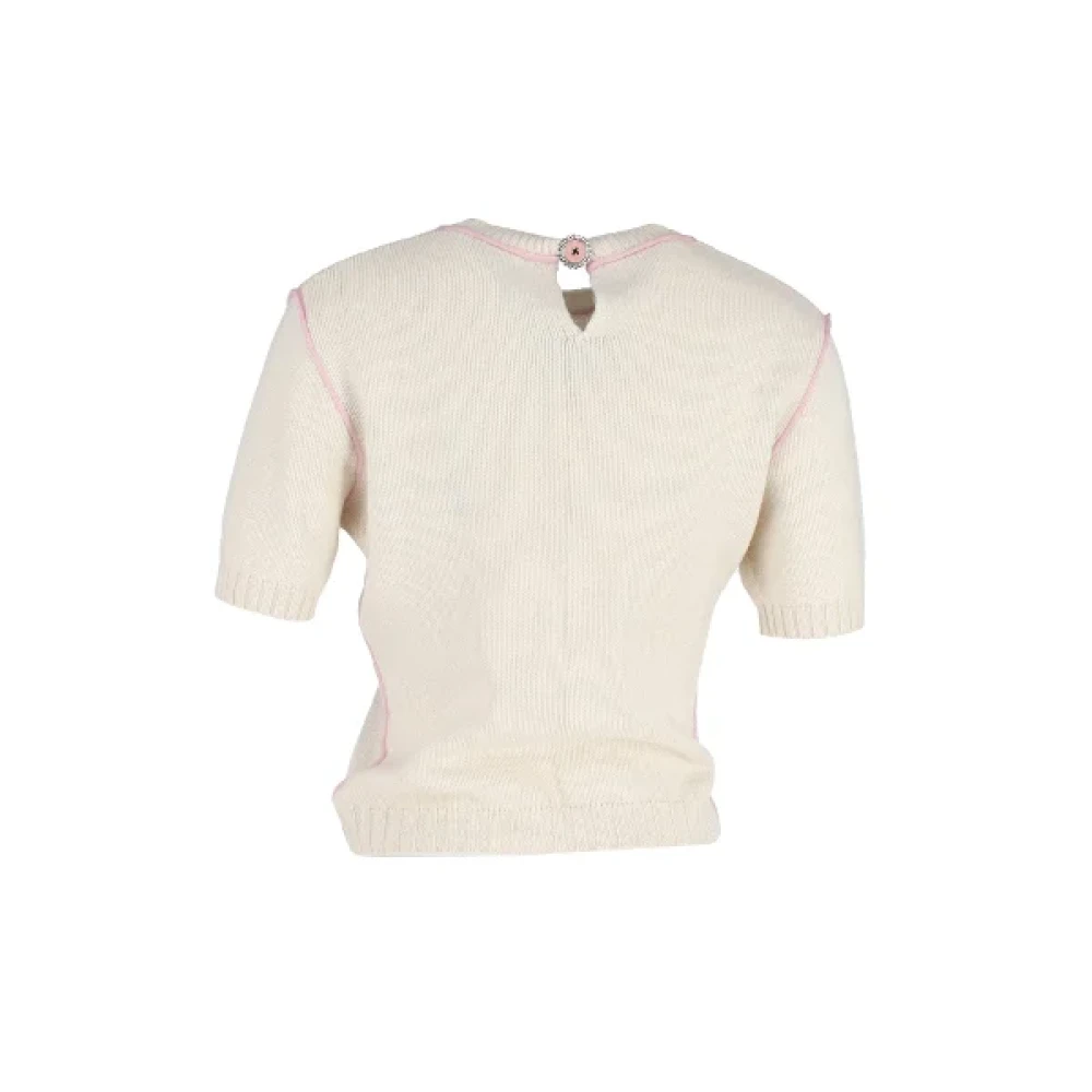Miu Pre-owned Wool tops White Dames