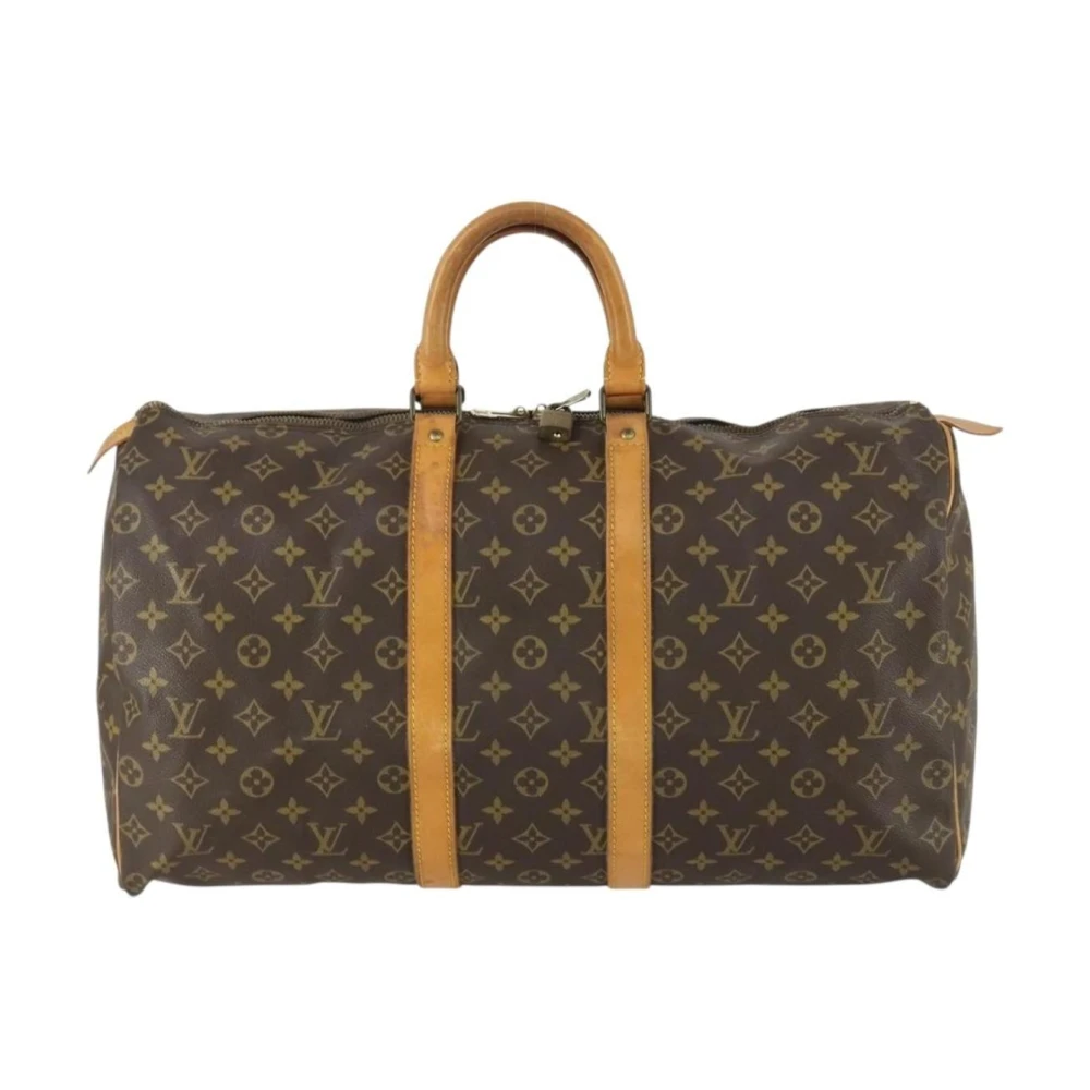 Louis Vuitton Vintage Women's Brown Pre-Owned Monogram Keepall Travel Bag