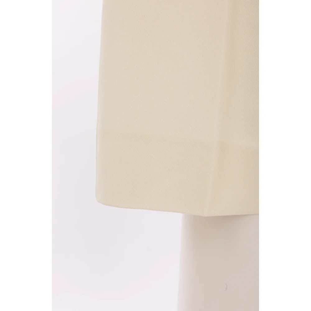 Meta Campania Collective Witte Twill Wollen Broek White Dames