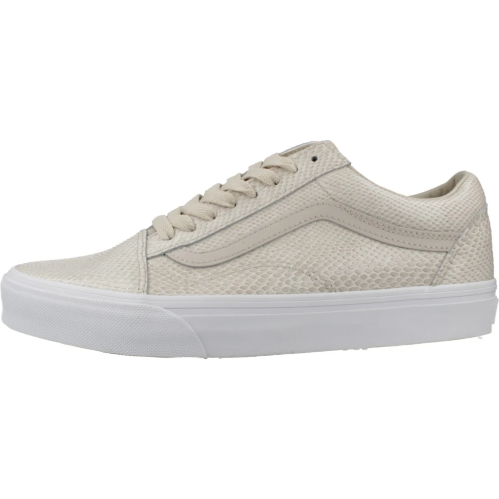 Vans Old Skool Snake Dames Schoenen Beige