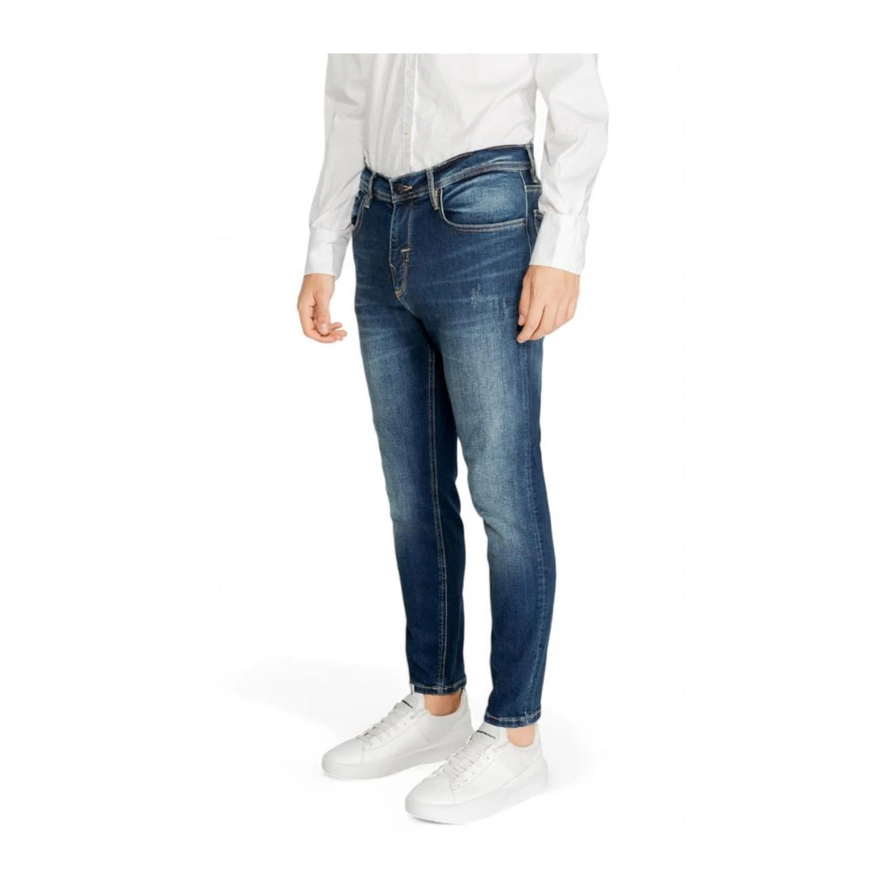 Antony Morato Blauwe Katoenmix Jeans Mannen Herfst Winter Blue Heren