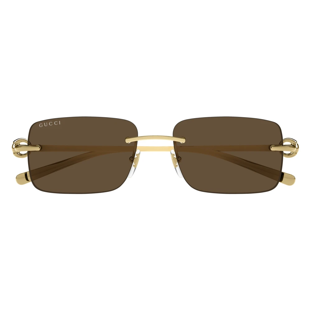 Gucci Unisex Yellow Sunglasses, 55 Mm, Gg1703s