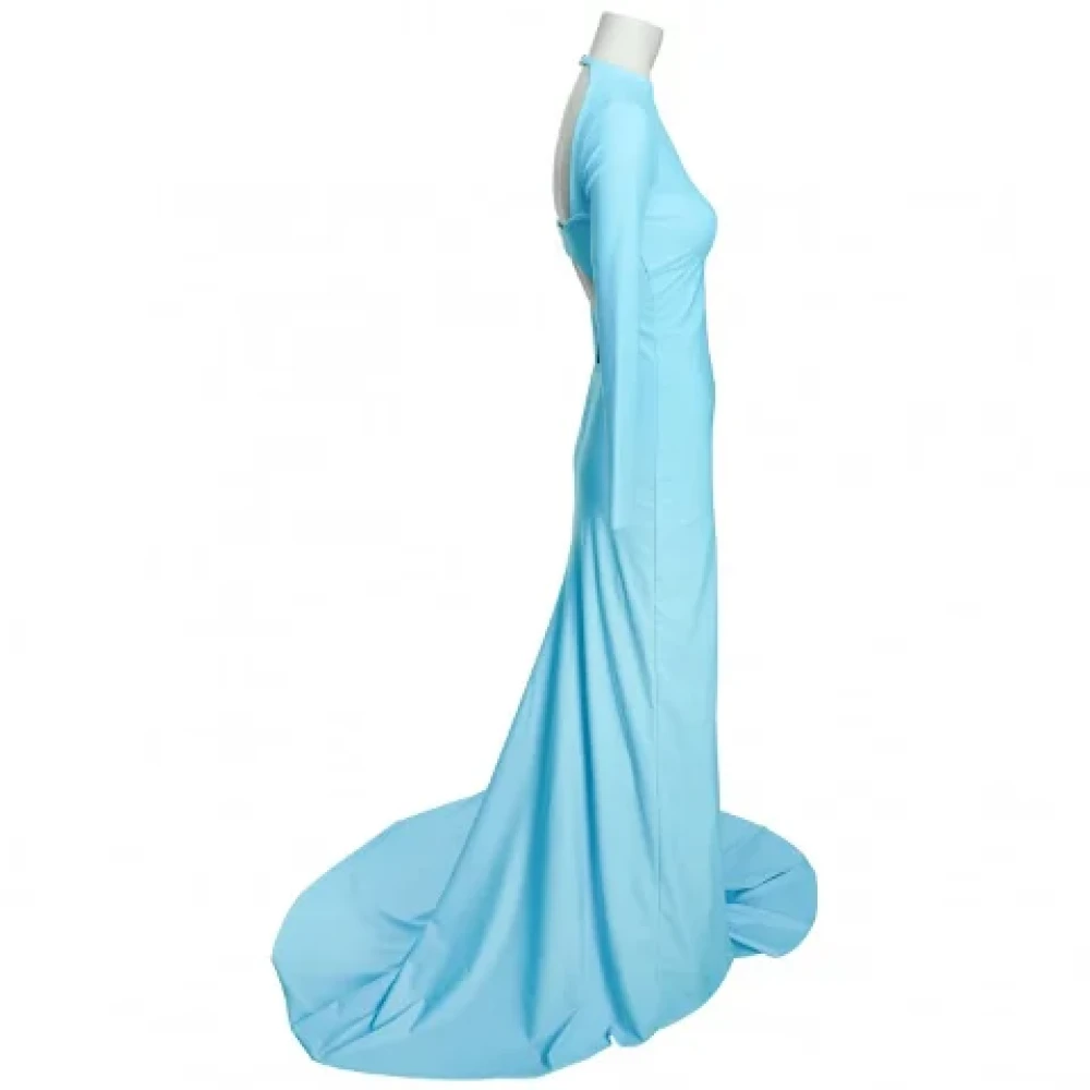 Balenciaga Vintage Pre-owned Fabric dresses Blue Dames