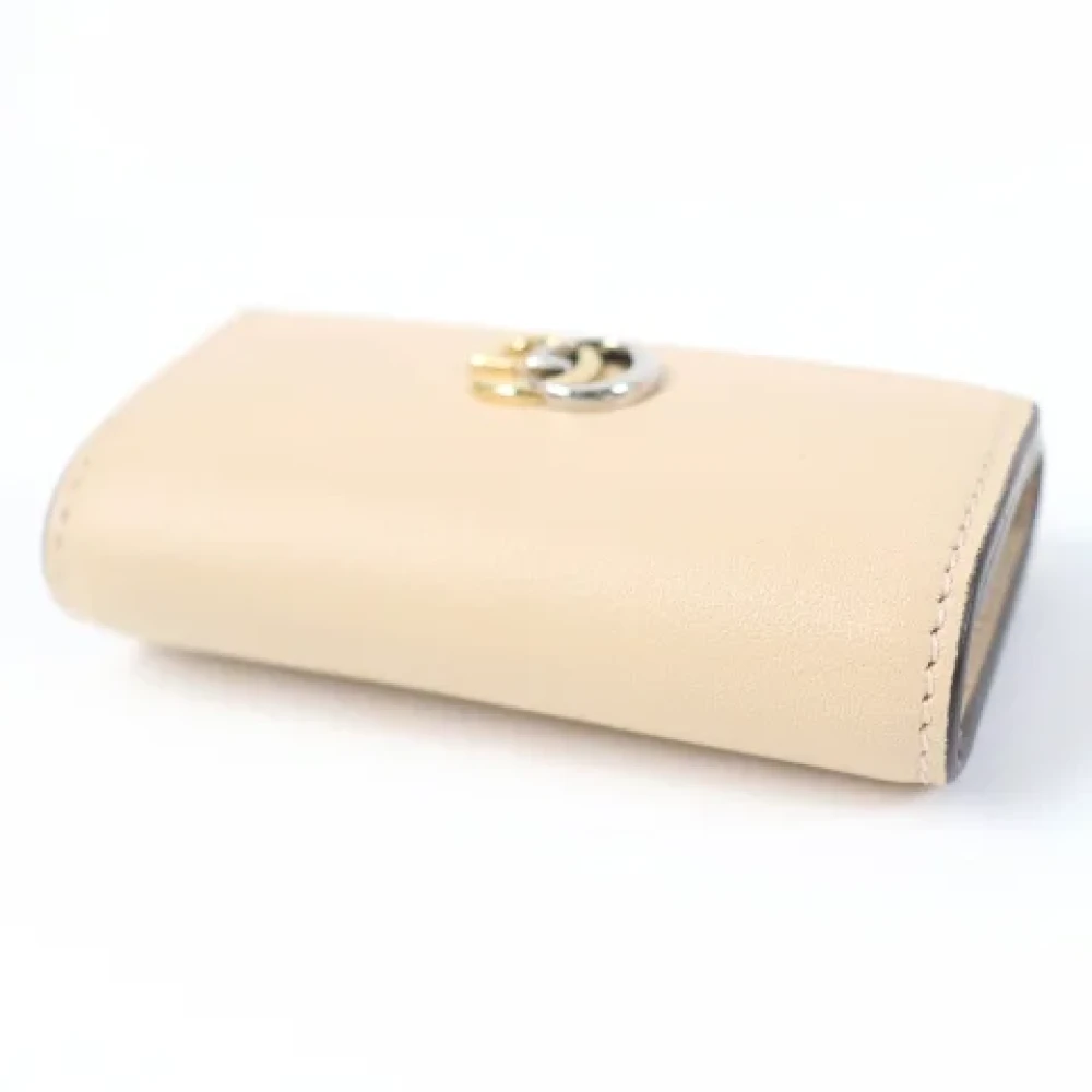 Gucci Vintage Pre-owned Canvas key-holders Beige Dames