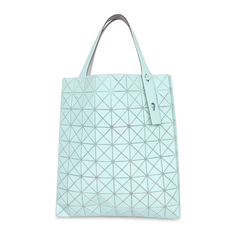 Issey Miyake Women's Blue Shopping Bags, One Size, Geometric Structure In