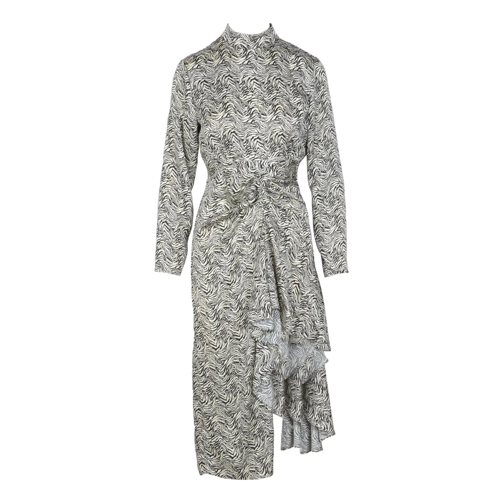 Weili Zheng Polyester Jurk voor Vrouwen Gray Dames
