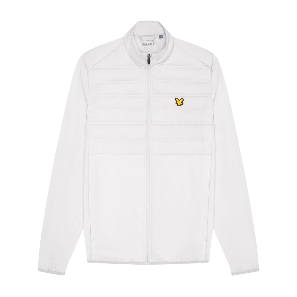 Lyle & Scott Hybrid Double Baffle Jacket White, Herr