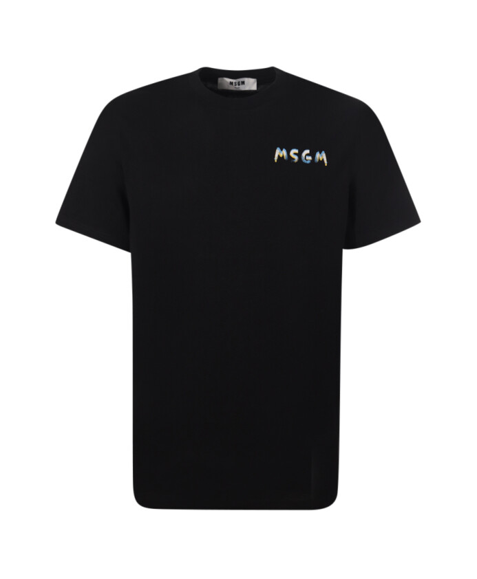 black-crewneck-logo-print-t-shirt