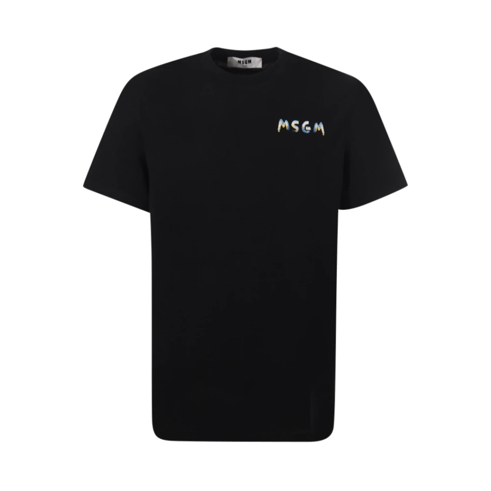 Msgm - Tops > T-Shirts - Black - Msgm - Modalova