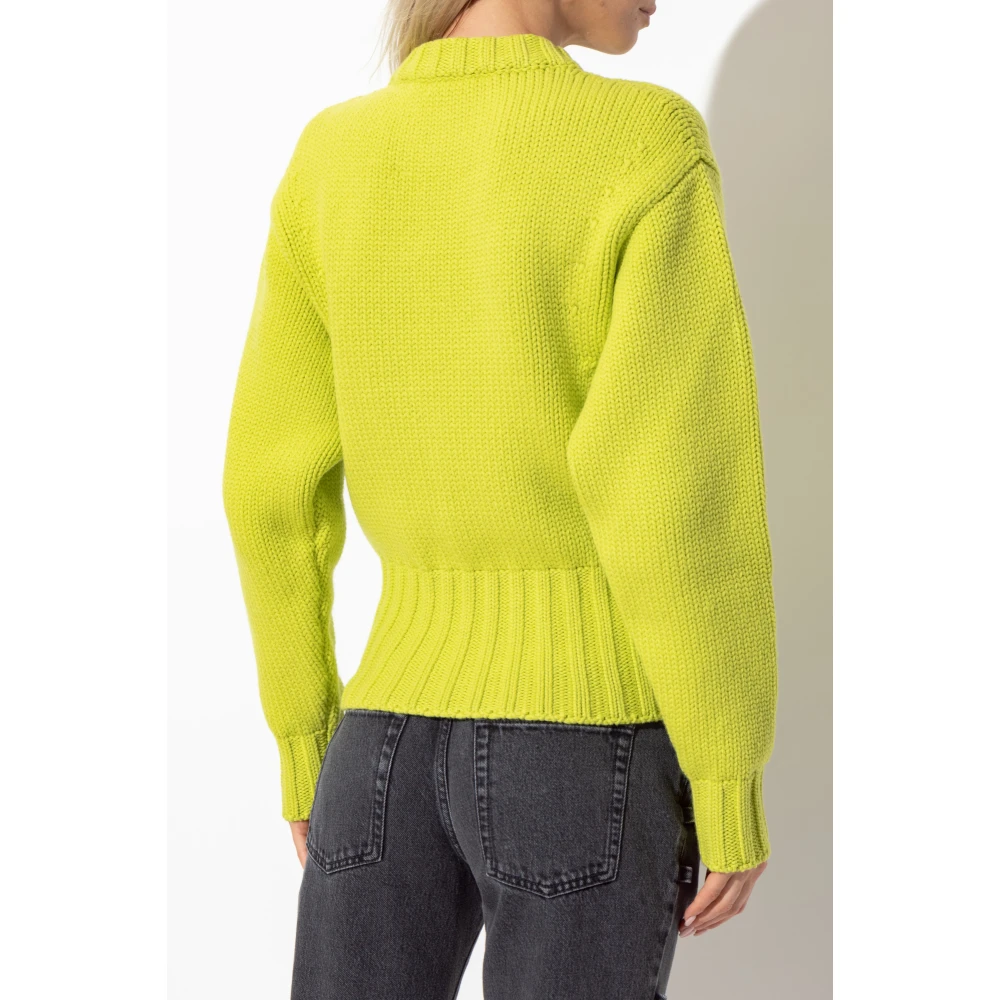 alexander mcqueen Wollen trui Green Dames