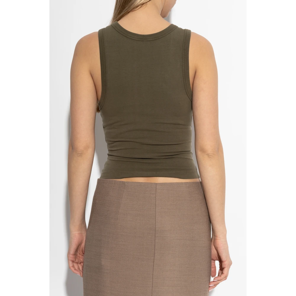 Entire Studios Top Cropped Green Dames