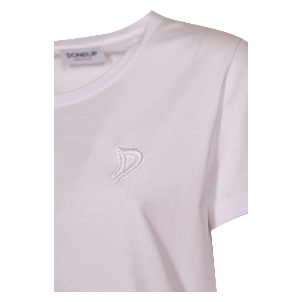 Dondup Stijlvolle T-shirts en Polos Collectie White Dames
