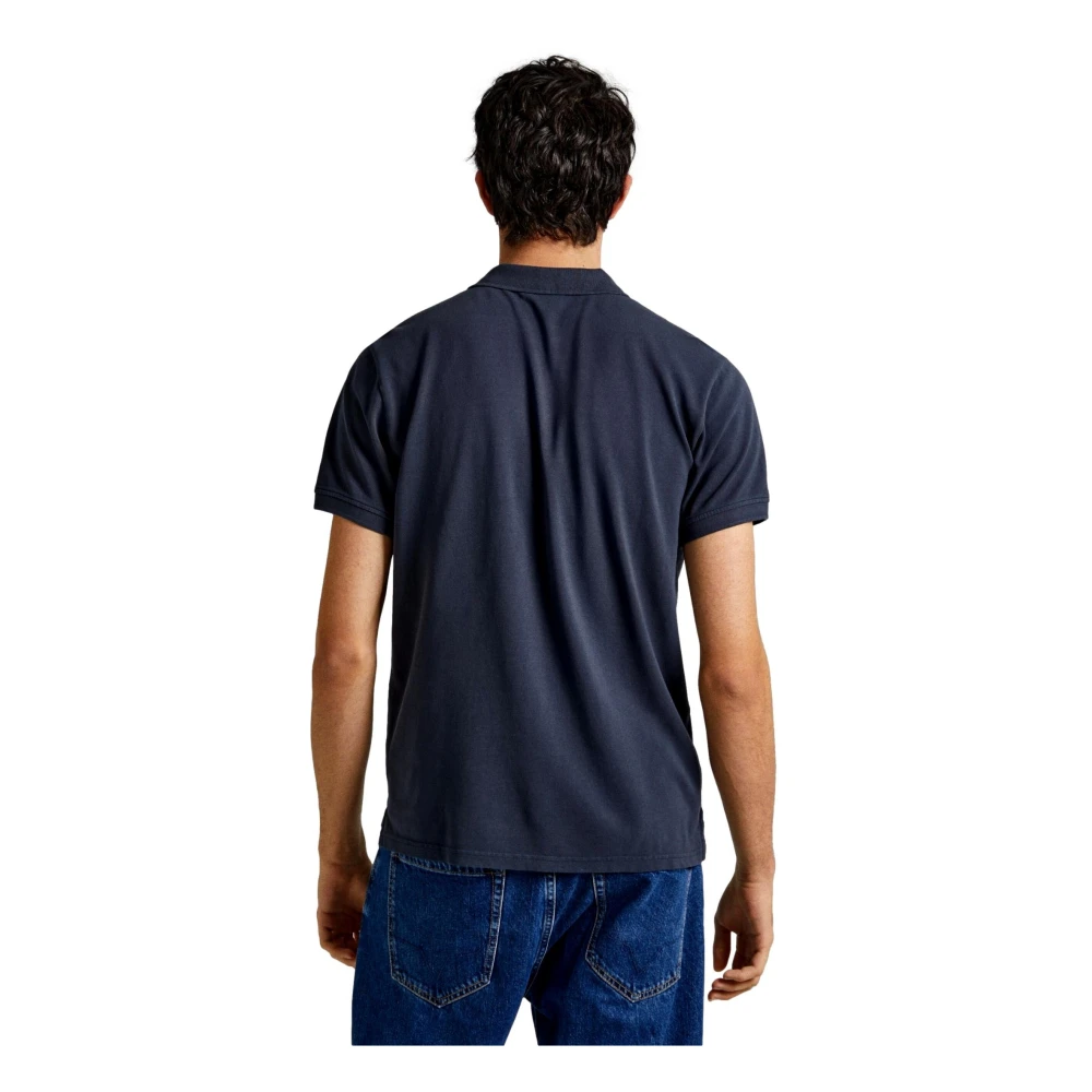 Pepe Jeans Olijf Polo Shirt Blue Heren
