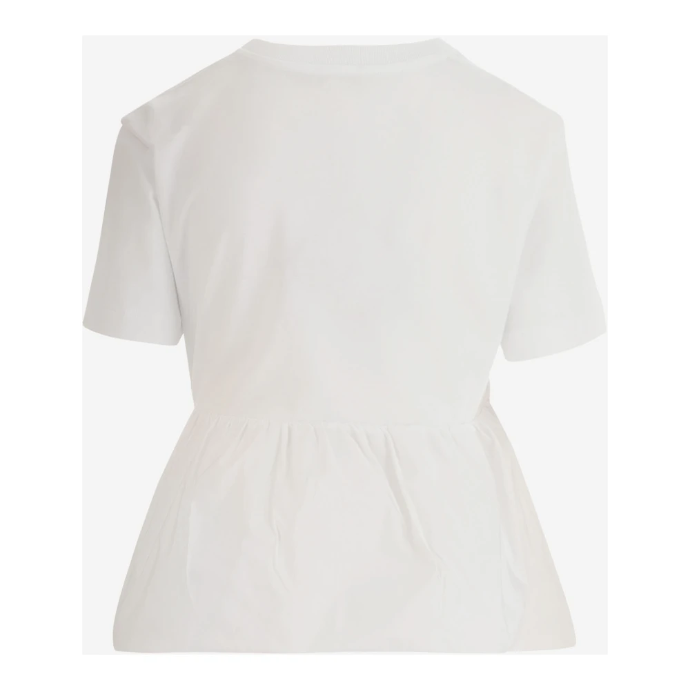 Patou Katoenen T-shirt met Volant White Dames