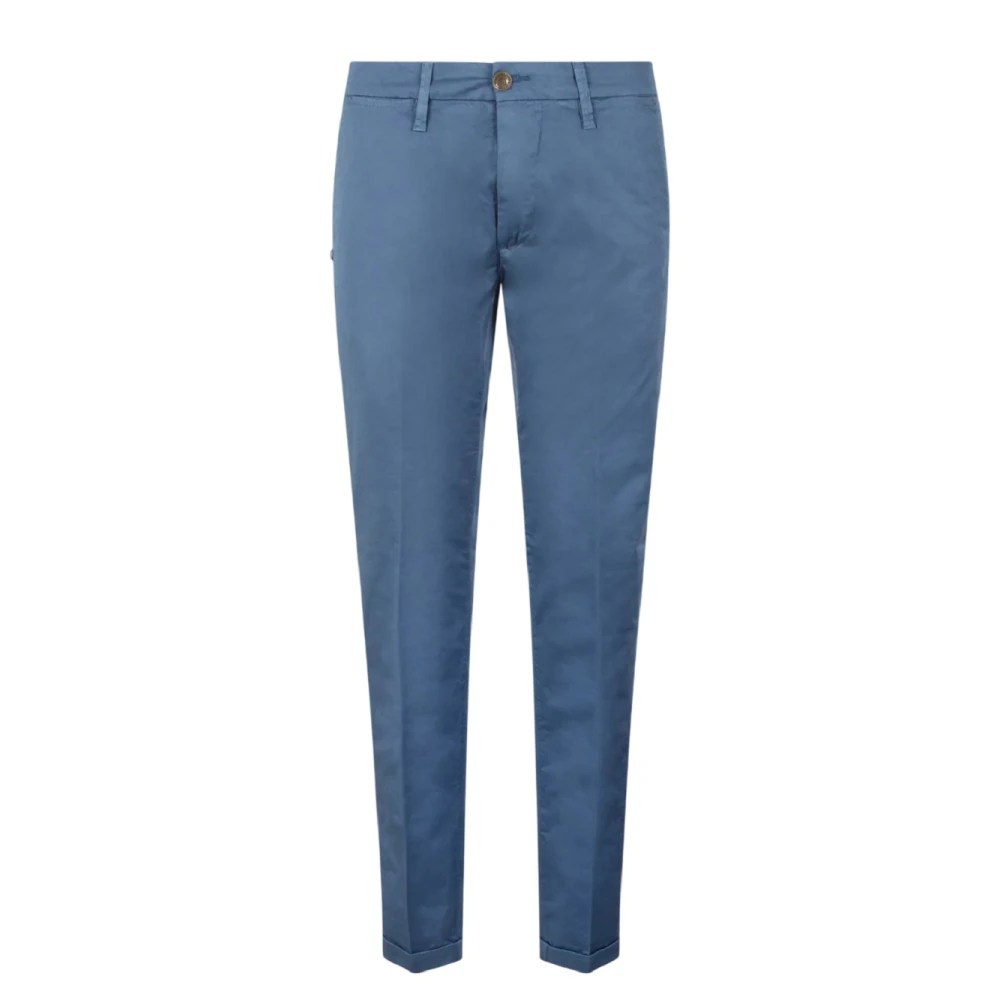 Re-Hash Men's Blue Chinos, W32, Clear Chino Trousers