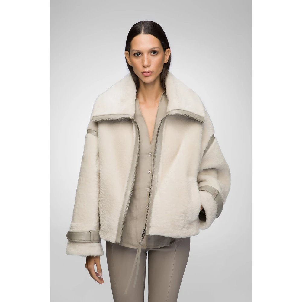 VSP Ayla Niobe Shearling Jas Gray Dames