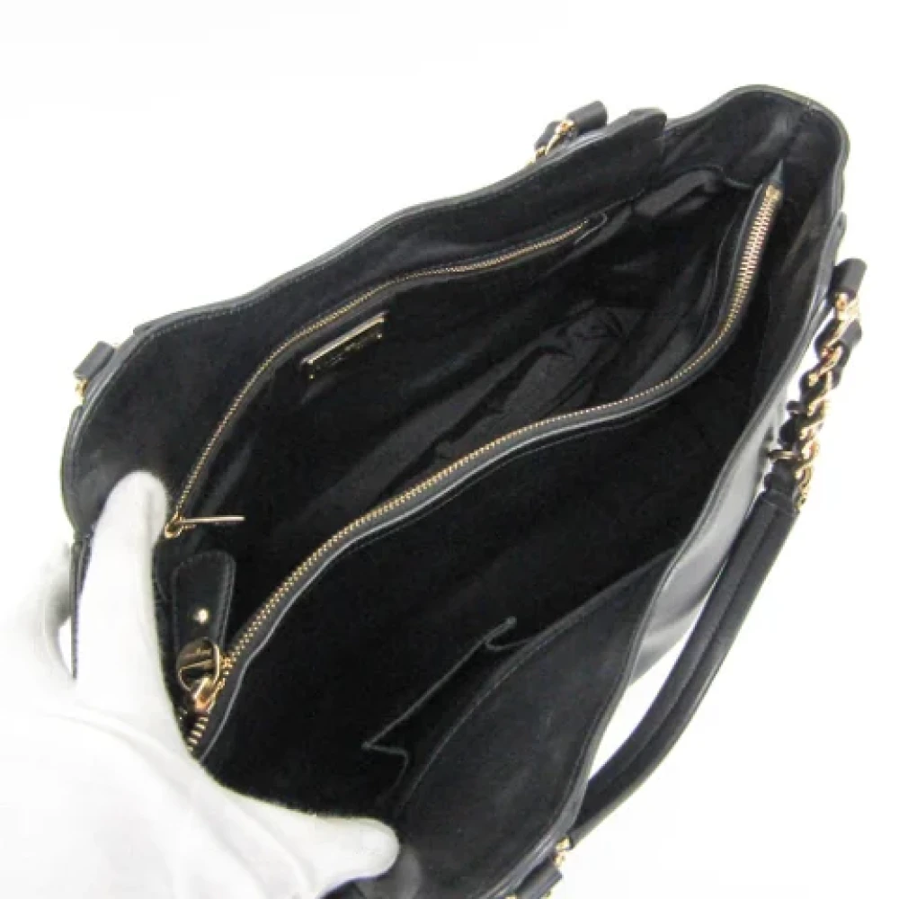 Salvatore Ferragamo Pre-owned Leather totes Black Dames