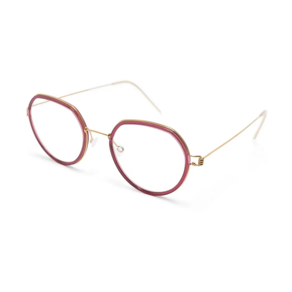 Lindberg Unisex Red Glasses, 47 Mm, Gillian Optical Frame