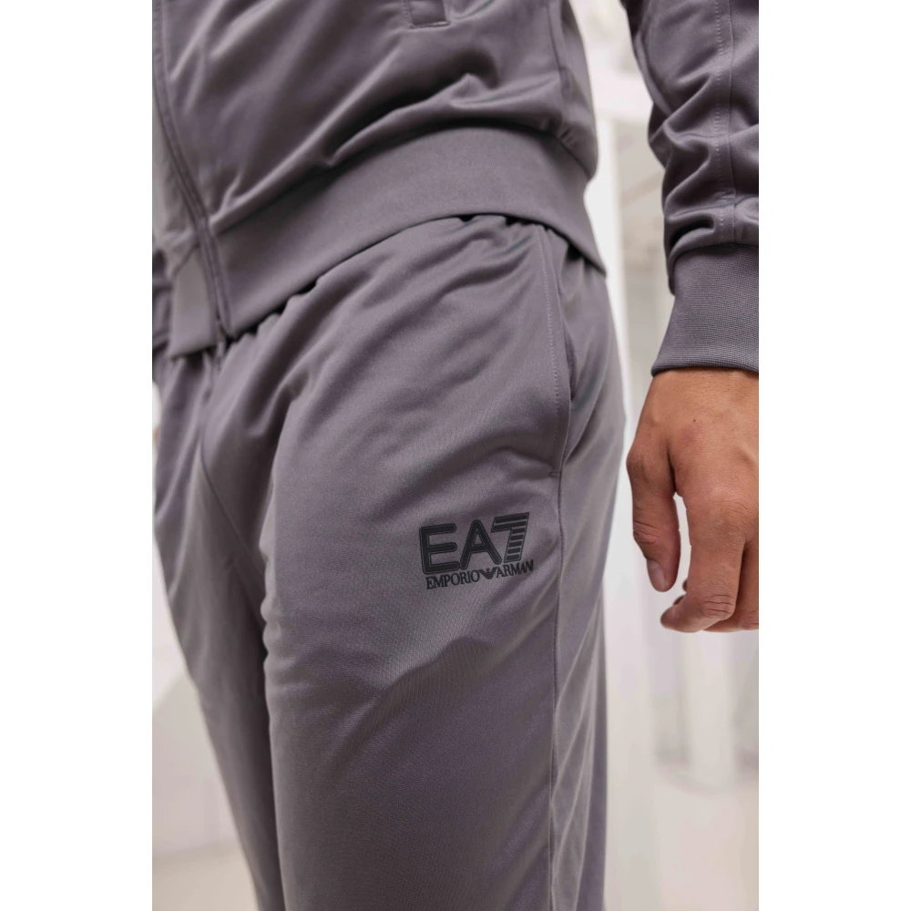 Emporio Armani Grijze Heren Trainingspak Met Capuchon Sportieve Stijl Gray Heren