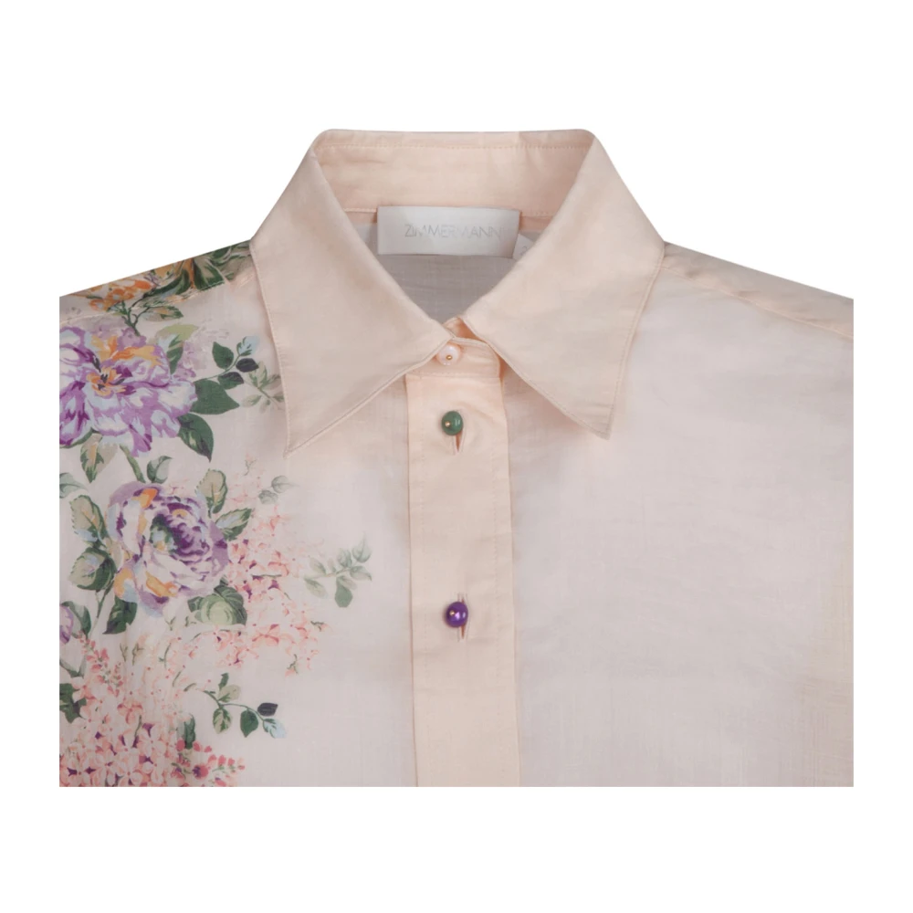 Zimmermann Bloemenprint Overhemd Multicolor Dames