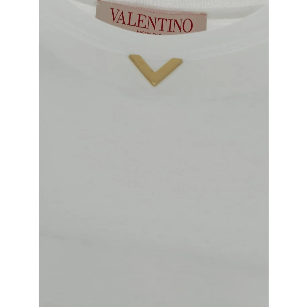 Valentino Katoenen T-shirt White Dames