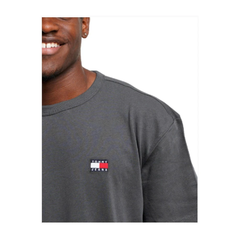 Tommy Hilfiger Klassieke Badge T-shirt Gray Heren