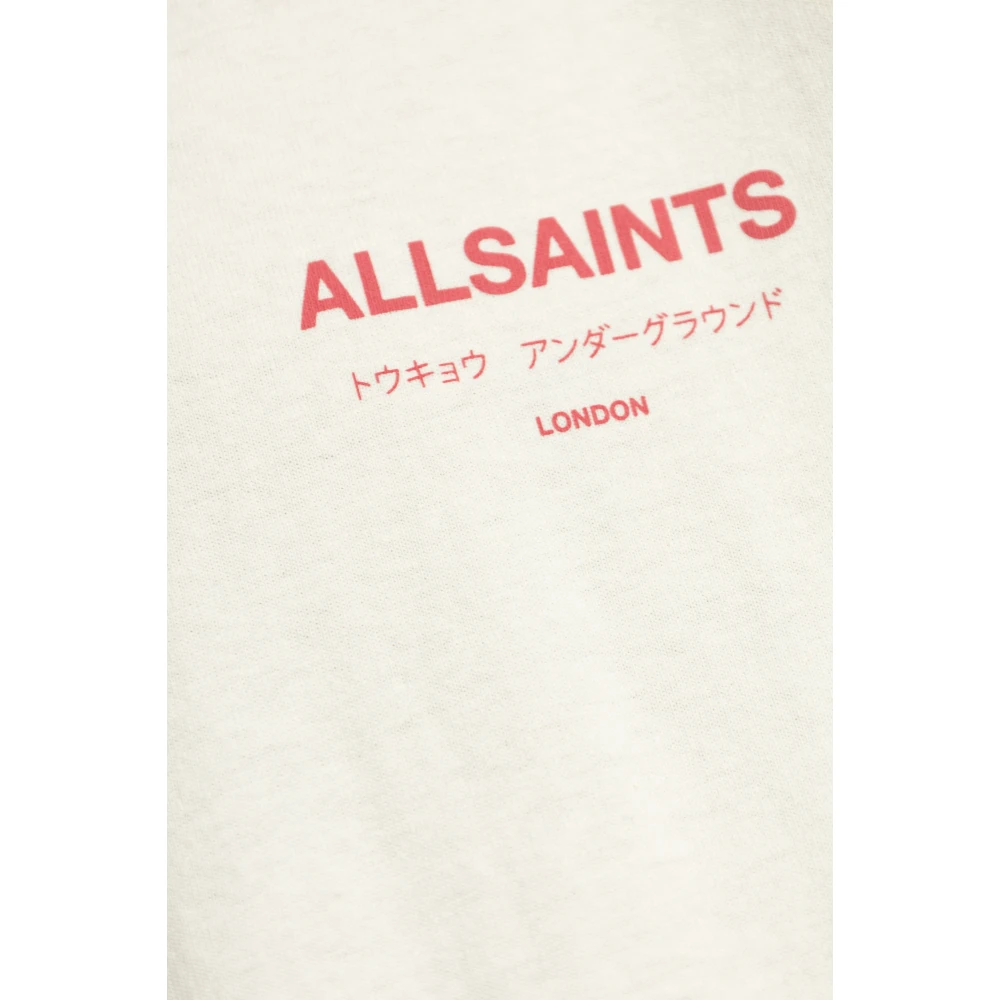 AllSaints Underground T-Shirt White Heren