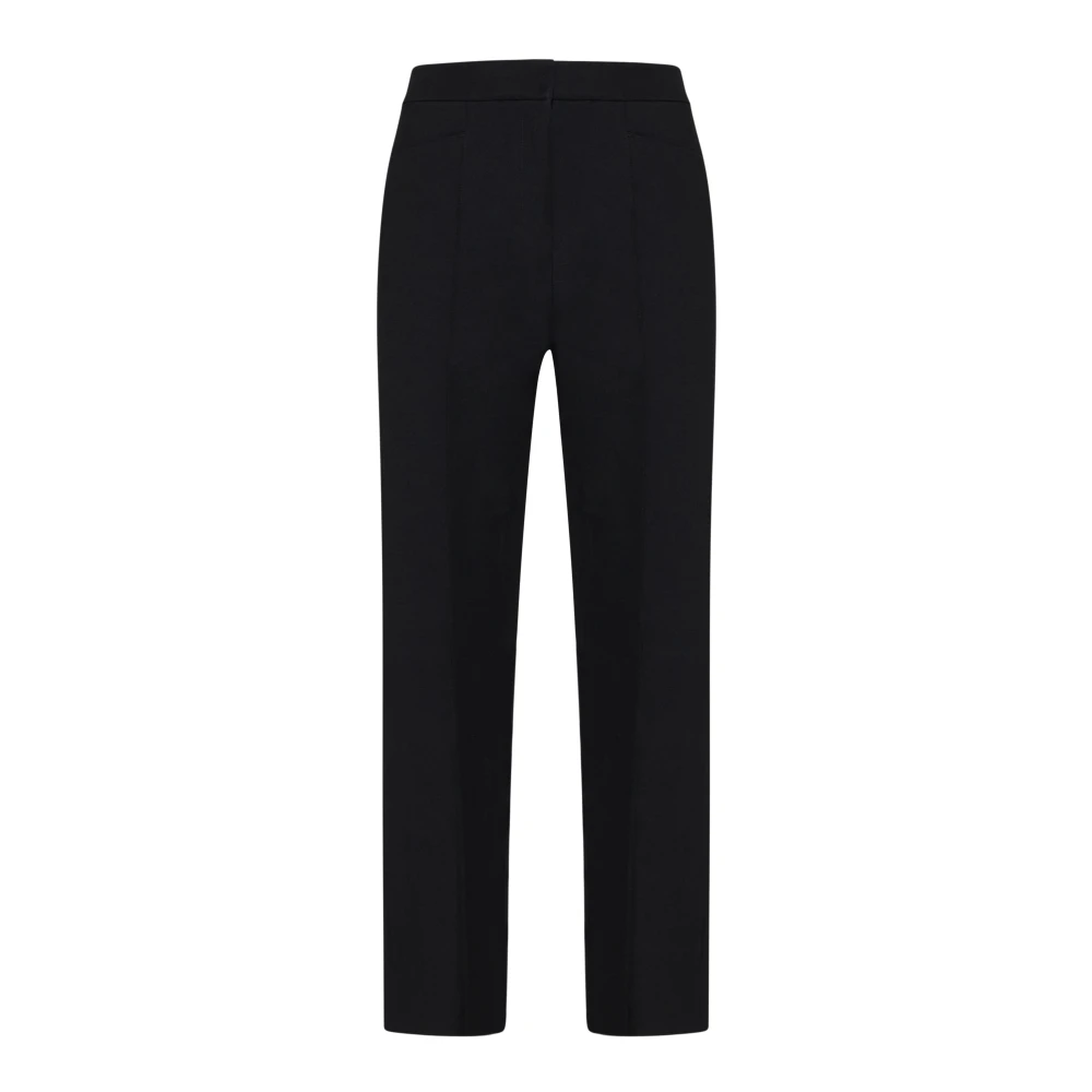 Max Mara Zwarte Zemira Broek met Hoge Taille Black Dames
