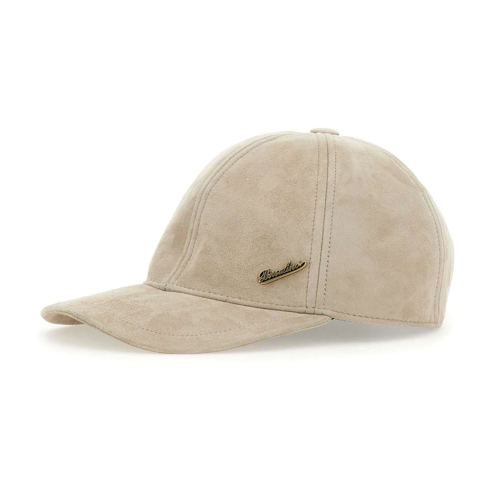 Borsalino Suède Baseballpet Beige Unisex