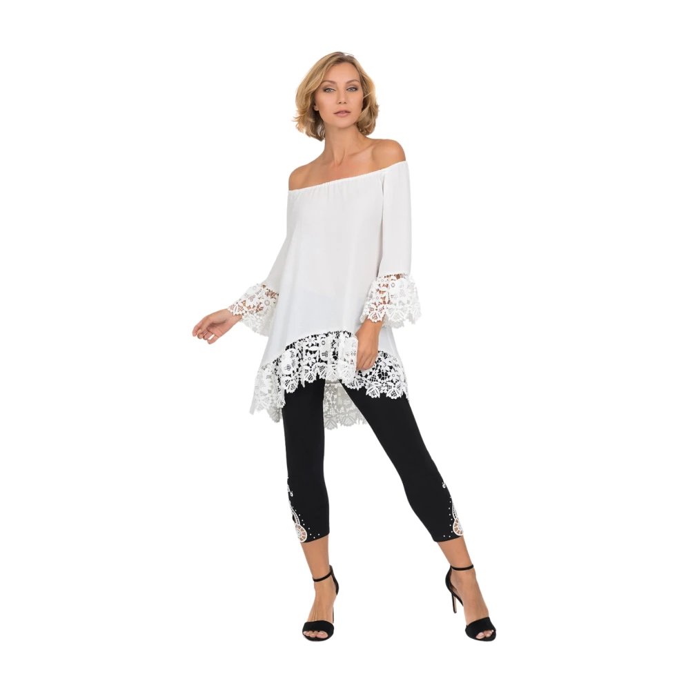Joseph Ribkoff Elegante Ivoor Jas White Dames