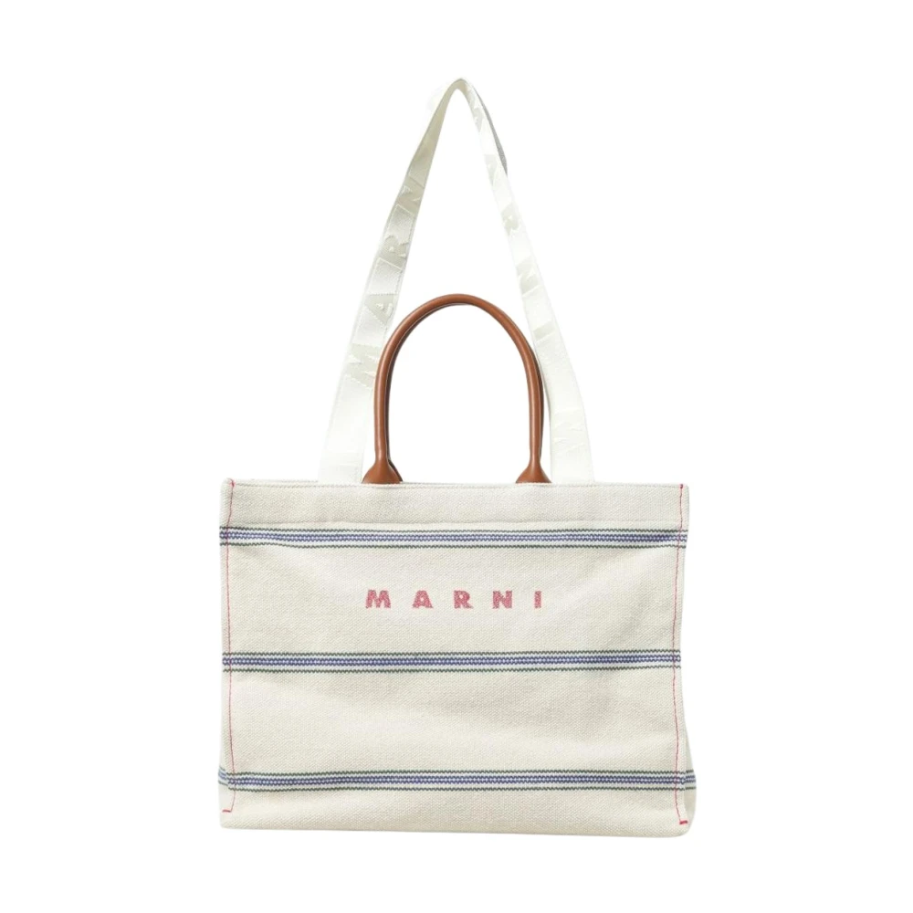 Marni - Bags > Tote Bags - Beige - Marni - Modalova