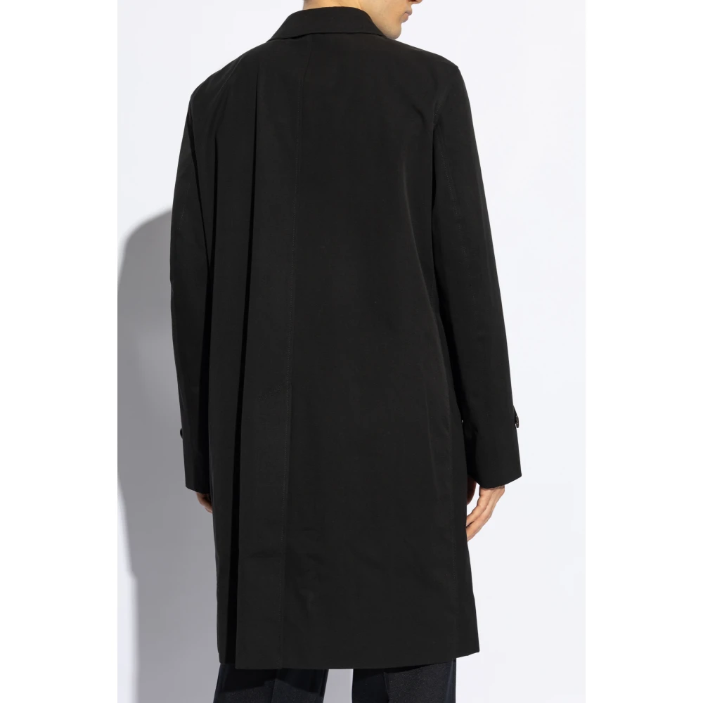 Burberry Katoenen trenchcoat Black Heren