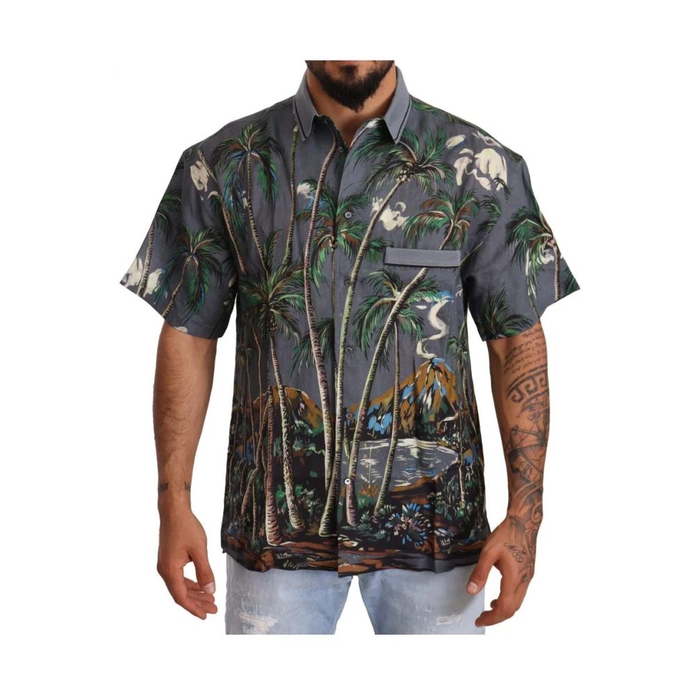 Shirts > Short Sleeve Shirts - - Dolce & Gabbana - Modalova