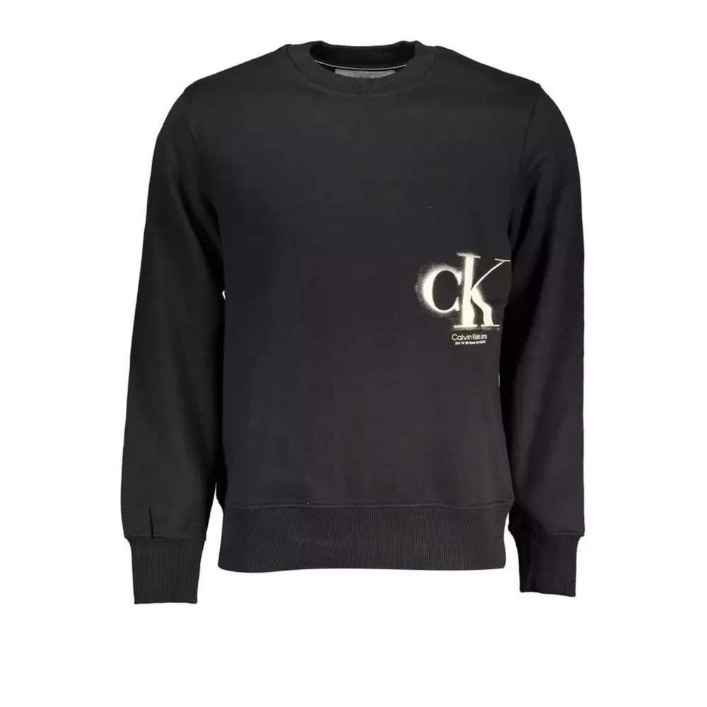 Calvin Klein, Herren, Pullover, Nero Cotton Men Sweatshirt, Schwarz, (XXL) - Bild 2
