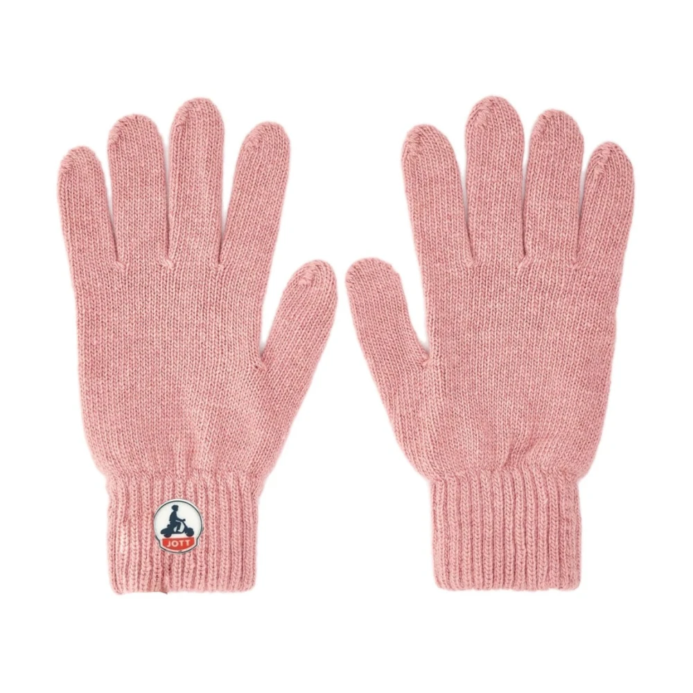 Jott Rozen Patched Acryl Trui Pink Unisex
