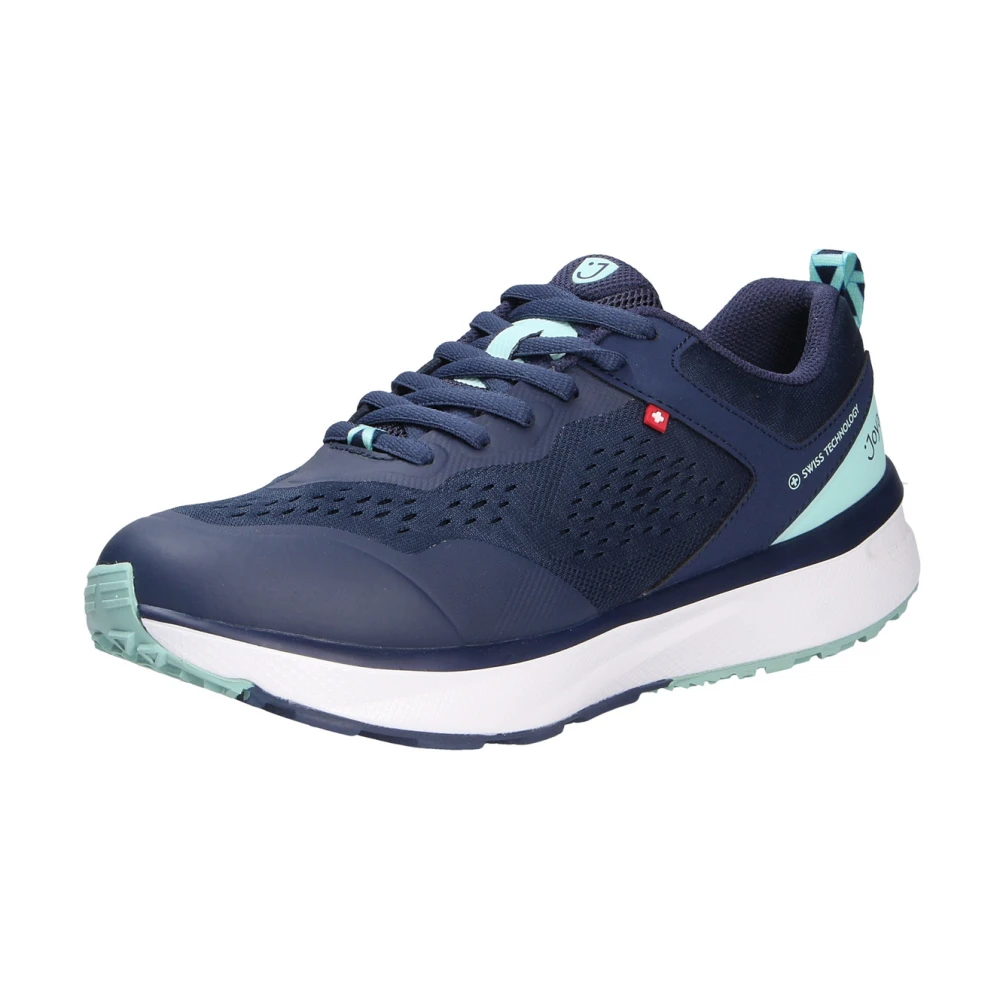 Joya Blauwe Comfort Veterschoen Dames Schoenen